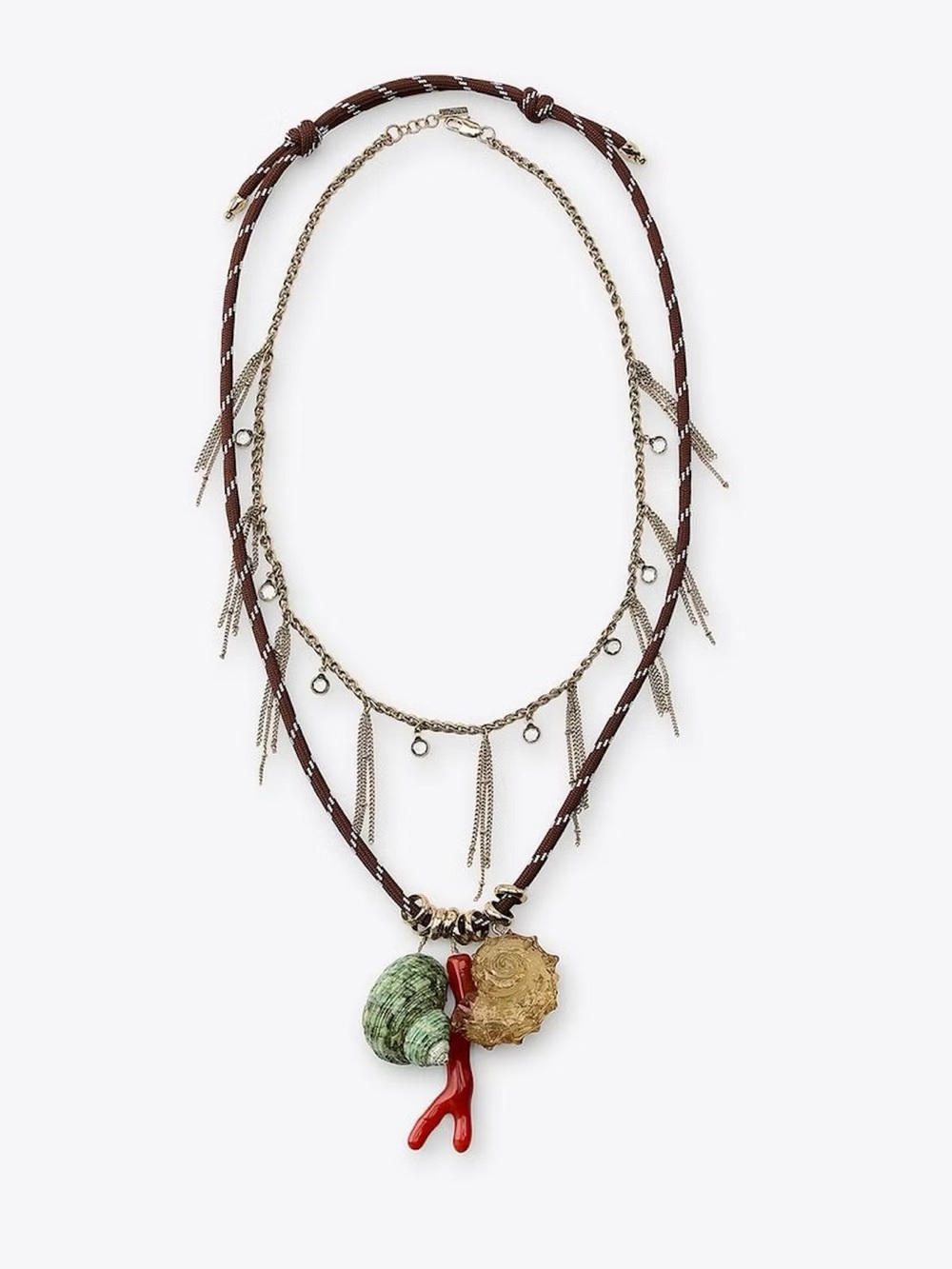 Zara Pack of 2 Necklaces with Shell Charms